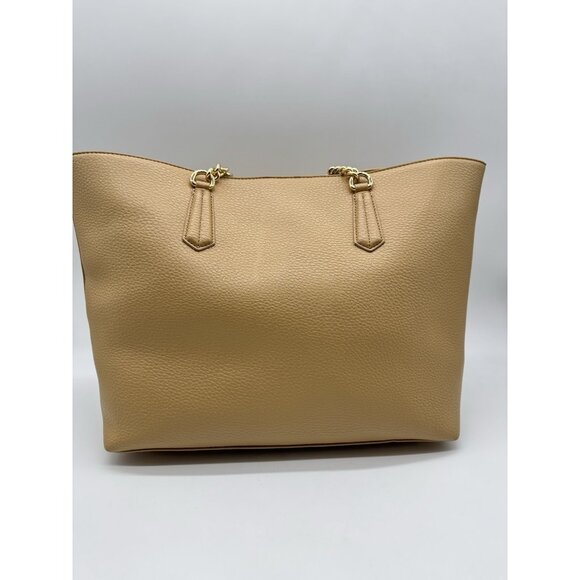 INC International Concepts Zoiey chain strap women's XL tote bag -English Walnut - Picture 8 of 8